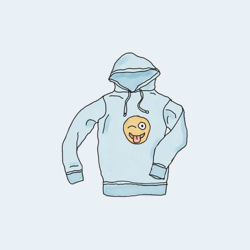 Sweat à capuche avec logo